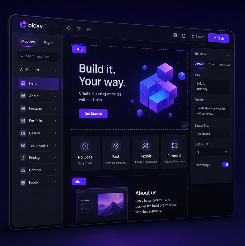Website Builder Illustration