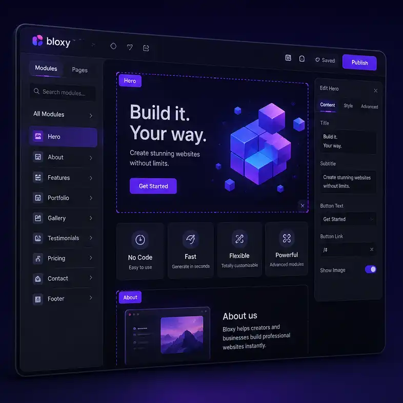 Website Builder Illustration